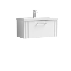 Eco 800mm Wall Hung 1-Drawer Vanity