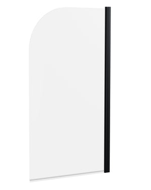 Black Round Bath Screen