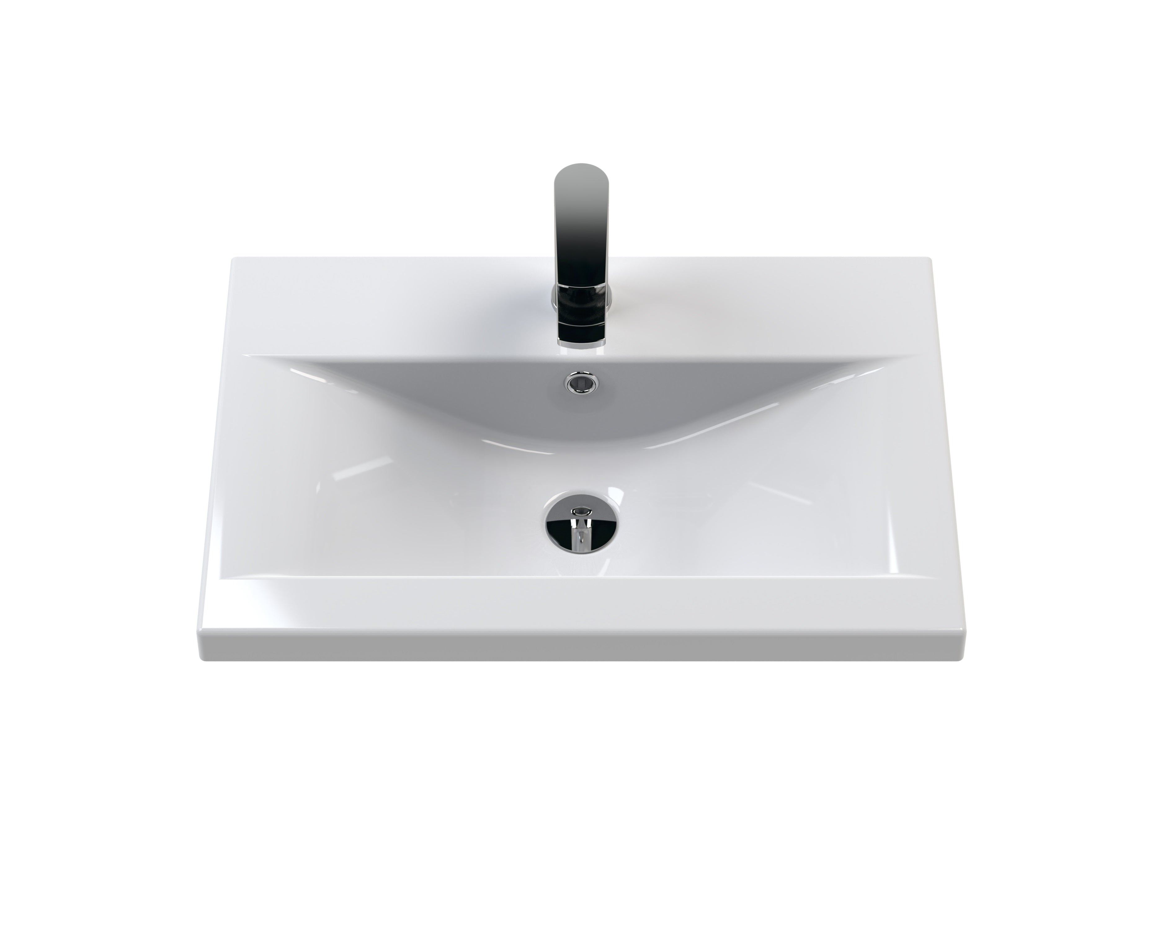 Eco 600mm Wall Hung 2-Drawer Vanity