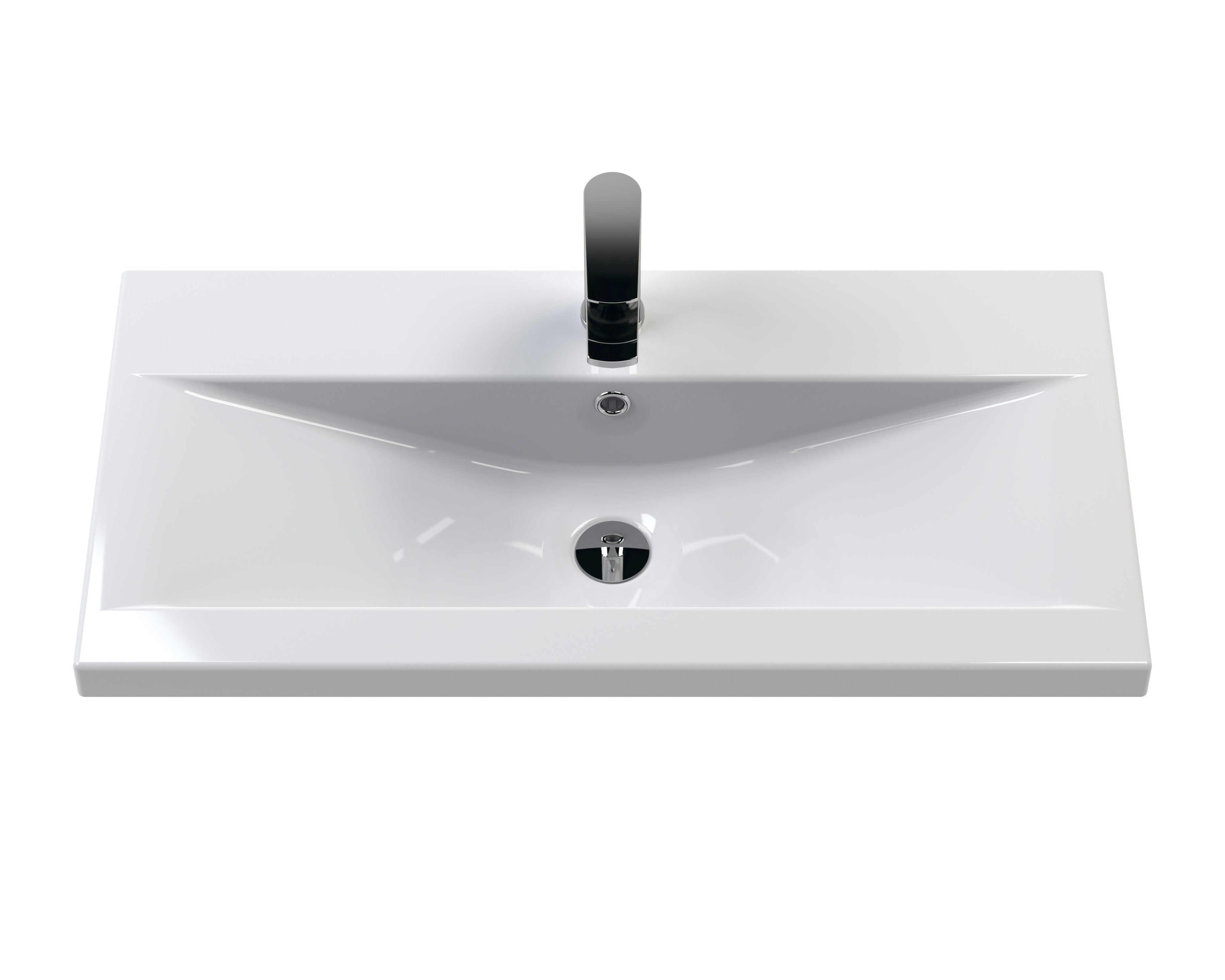 Eco 800mm Wall Hung 1-Drawer Vanity